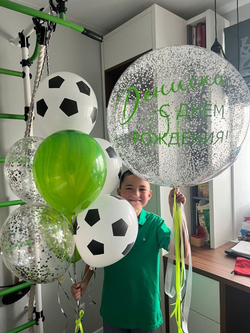 Набор воздушных шаров футбол, спорт №2328