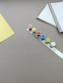 Краски акриловые 3мл*6 цветов в спайке (арт. K108) морозостойкие