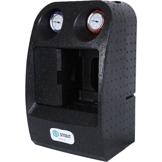 Насосная группа Stout 1" SDG-0038-182501 с теплообменником 18 пластин, без насоса в теплоизоляции