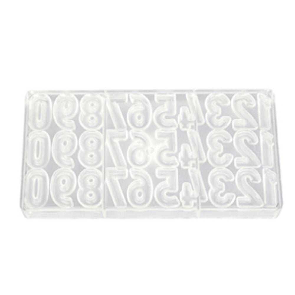 Пластиковая форма "Цифры" 30 ячеек 40*25*7,5 мм, P.L. Proff Cuisine