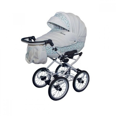 Детская коляска Esperanza Victoria Classic 2 в 1 (серый/голубой)