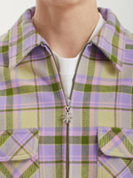 Мужская Рубашка Zip-up Flannel