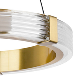 736241 Люстра ROTONDA 21W LED 1053LM 360G ЛАТУНЬ 3000K