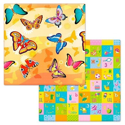 Коврик игровой детский двухсторонний Funkids Small-15 (1400х1400х15) 009