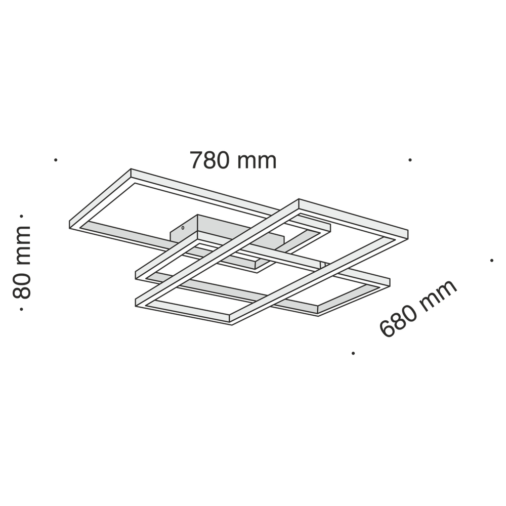 Потолочный светильник Maytoni MOD015CL-L80B
