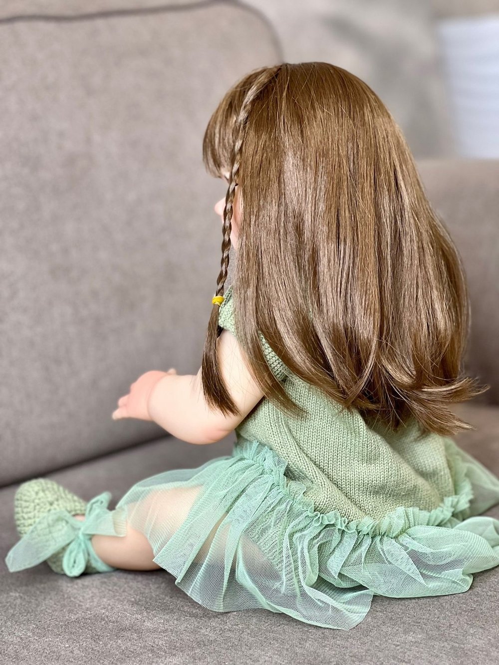 Кукла Реборн виниловая 55см в пакете (FA-129)