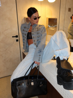 Джинсовка в азиатском стиле