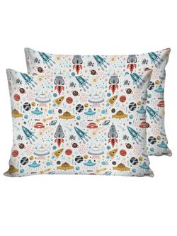 Постельное белье Сказка "Alien" 1,5-сп Наволочка 50х70 см 1 шт Простынь на резинке 90х200 см Пододеяльник 145х215 см,бязь