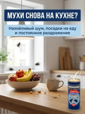 Ловушка для мух. Суперлипкая 1 шт