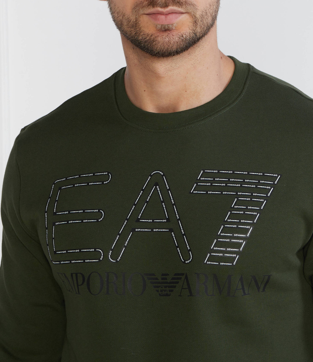 Худи EA7 - хаки(6RPM08 PJSHZ)