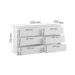 МС Мадера Комод К6М 1200*775*420 (лдсп кашемир)