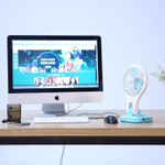 Вентилятор аккумулят. + светильник NGY HYF-AF001