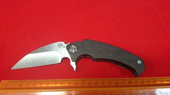 Складной нож Medford Fuk Flipper MF/FUK Flipper Tb-PVD c клинком из стали D2, рукоять титан