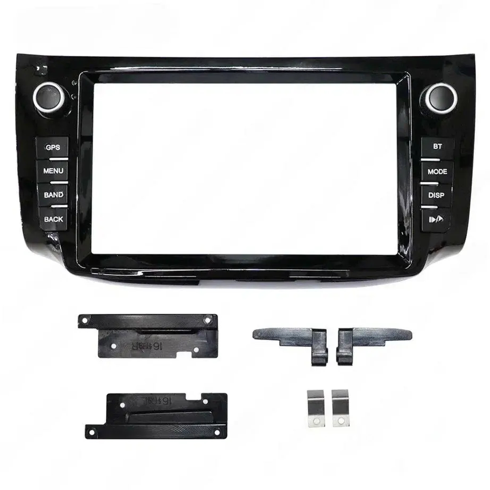 Магнитола для Nissan Sentra/Sylphy B17 2012-2023, Tiida 2015 - Carmedia SF-9666-IJ (с кнопками) IPS, Android 10, 8 ядер (TS18), 4G SIM-слот