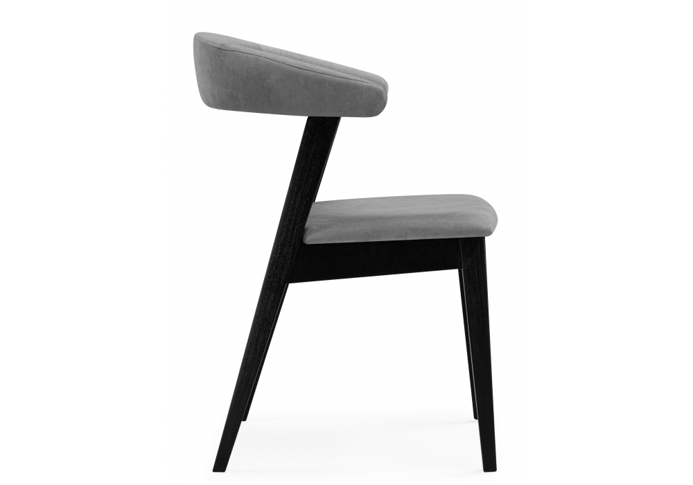 Стул деревянный Woodville Токио 2 ткань 234, черное дерево