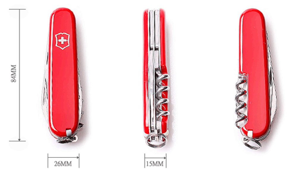 Нож Victorinox Tourist красный, 0.3603