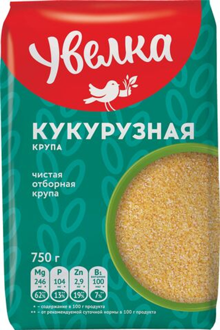 Крупа Кукурузная Увелка 750 гр