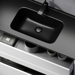 Тумба подвесная под раковину Sancos Urban, белый глянец 990х450х550