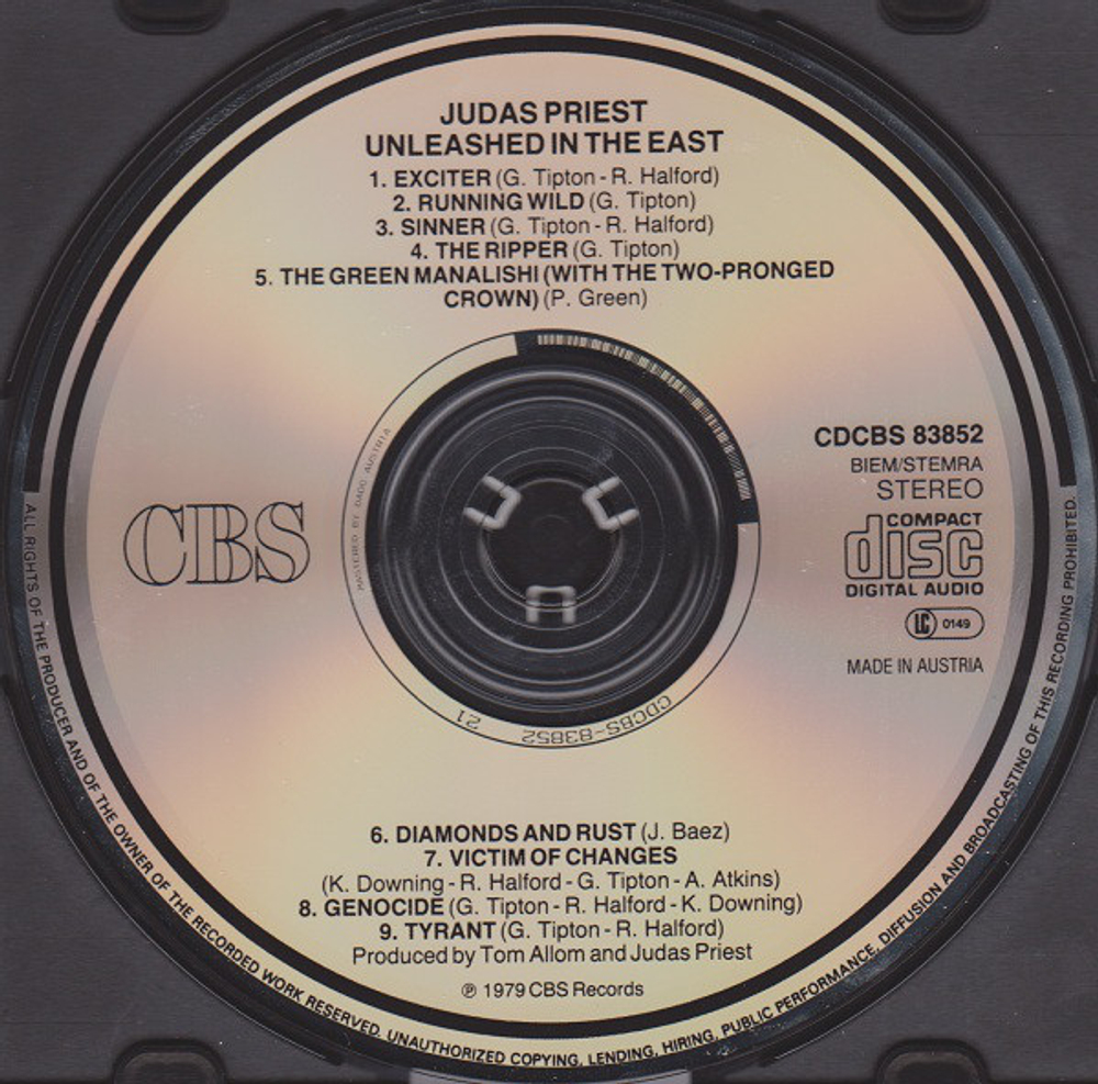 Judas Priest / Unleashed In The East (CD)