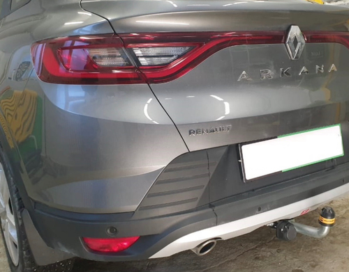 Фаркоп Motodor для Renault Arkana (оцинк. Шар)(паспорт и сертификат в комплекте)(без электрики) 91715-A
