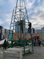 Уличная елка каркасная "Евро-2" (пвх) 16 м
