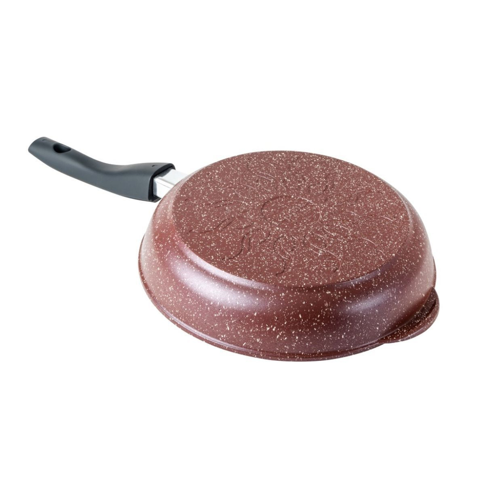Сковорода алюминий, 28 см, антиприг, Горница, Шоколад, с2812аш, съем руч