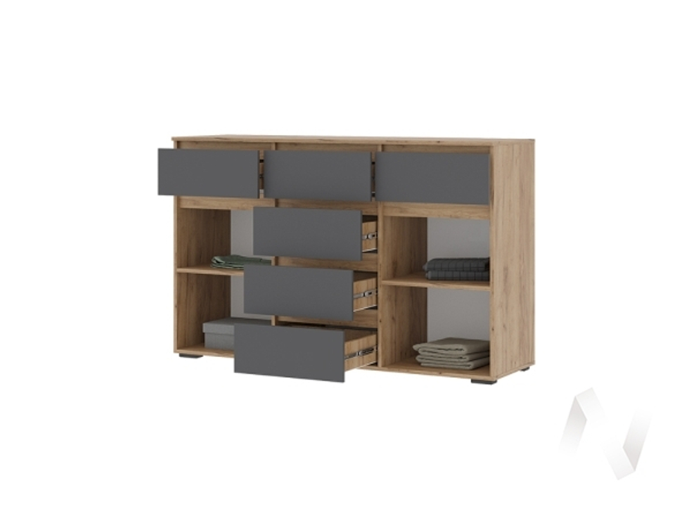 Комод 6 ящиков КМ 05 МС Хелен ЛДСП