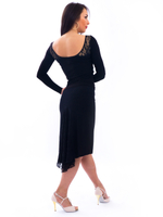 Юбка для танго с гипюром