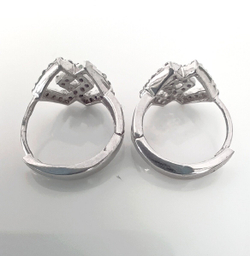 Серьги ювелирные Эстерелла, серебро, проба 925, родированные/Ф