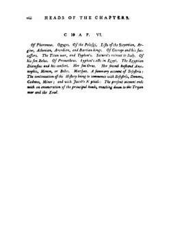 Primitive History, from the Creation to Cadmus | William Williams