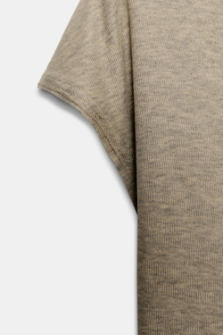 ZARA МАКСИ-ПЛАТЬЕ С ВОРОТНИКОМ-СТОЙКОЙ, ЭКРЮ