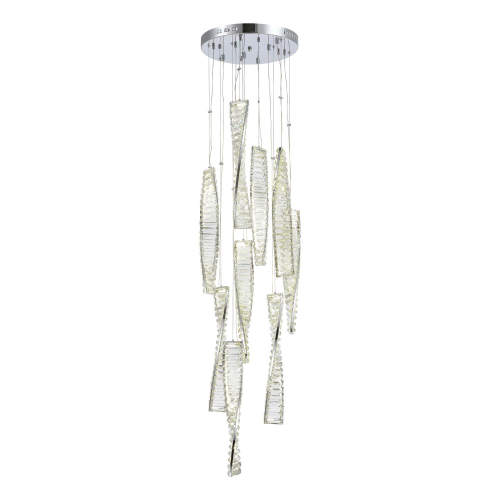 SL6205.103.09 Светильник подвесной ST-Luce Хром/Прозрачный LED 1*99W 3000K