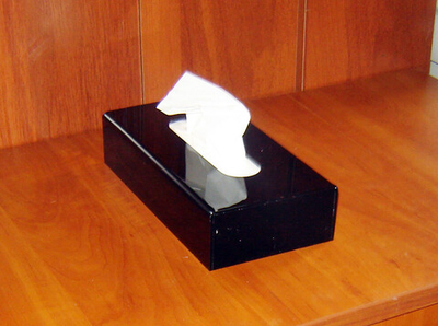 Диспенсер для салфеток 235х125х59 мм черный