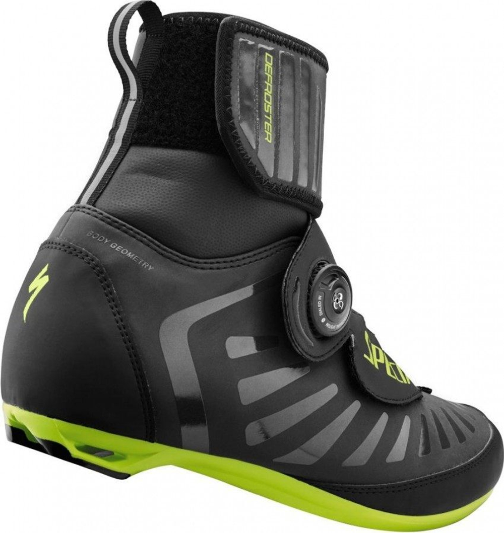 Велотуфли Specialized Defroster, черный/зеленый, размер 43/9.6 (61015-8043)