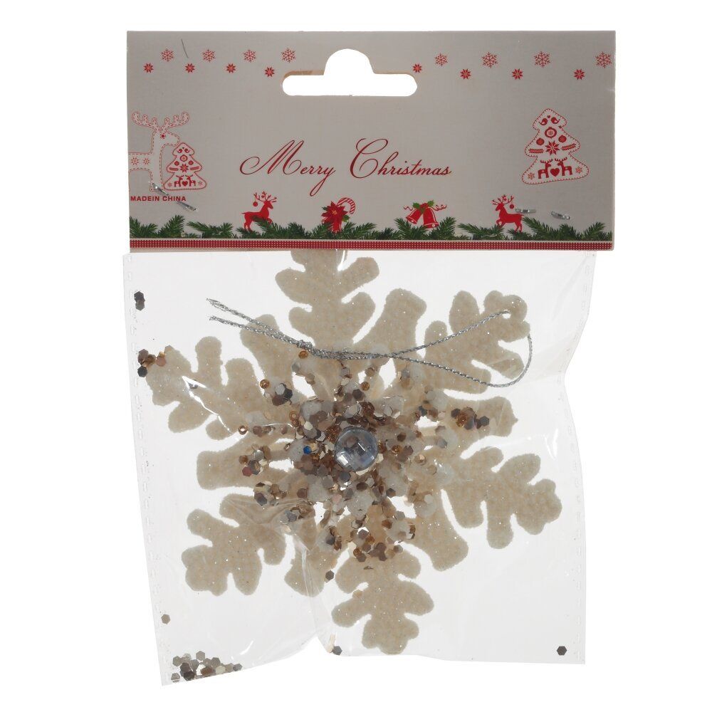 GAEM Украшение новогоднее "Снежинка", L10 W3,5 H10,5 см