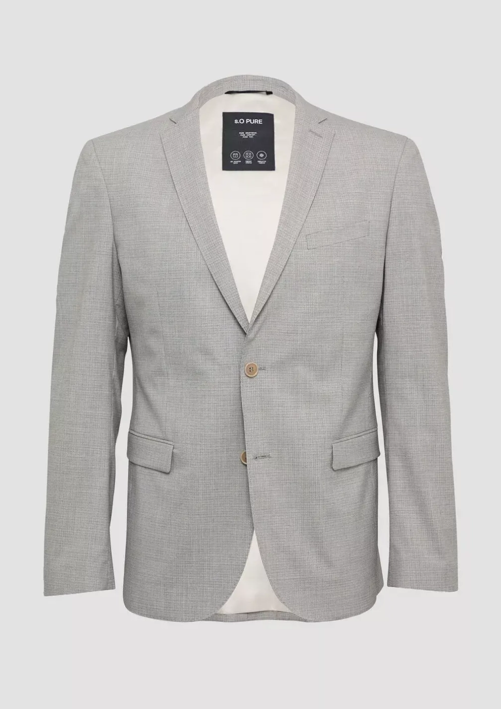 s.O PURE: Пиджак s.O PURE: костюм в клетку Black Label