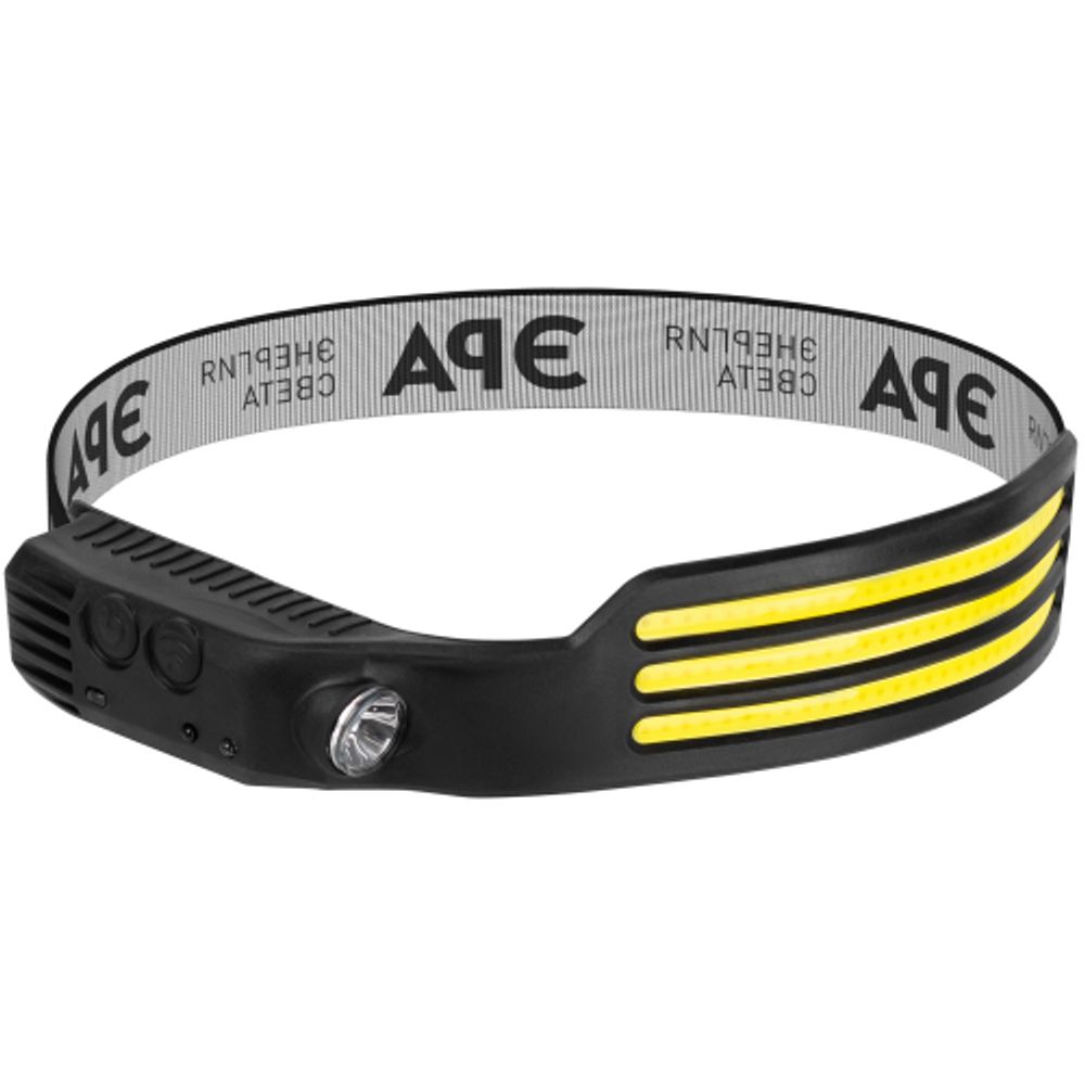 Фонарь налобный светодиодный ЭРА GA-808 Кибер-3 аккумуляторный 5 Вт COB + 3 Вт LED сенсорное управление 5 режимов | Налобные фонари