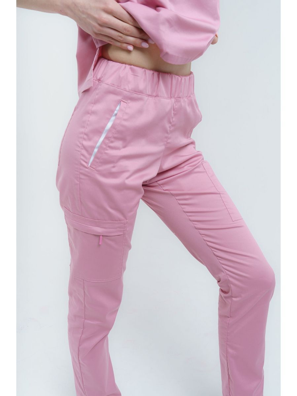 Брюки медицинские женские спецодежда TZ210-PNK