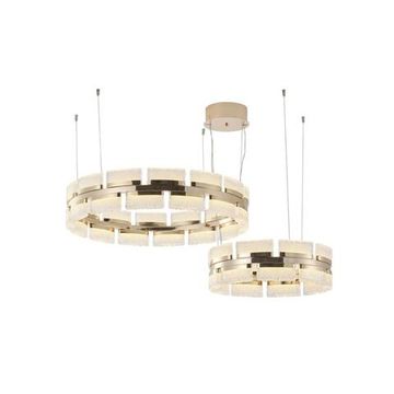 Люстра подвесная LED 2*100W 3000К/4000K/6000К APL.093.03.200 шампань Theothila Aployt
