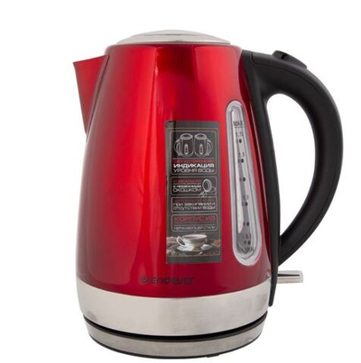Чайник Endever Skyline KR-234S, красный