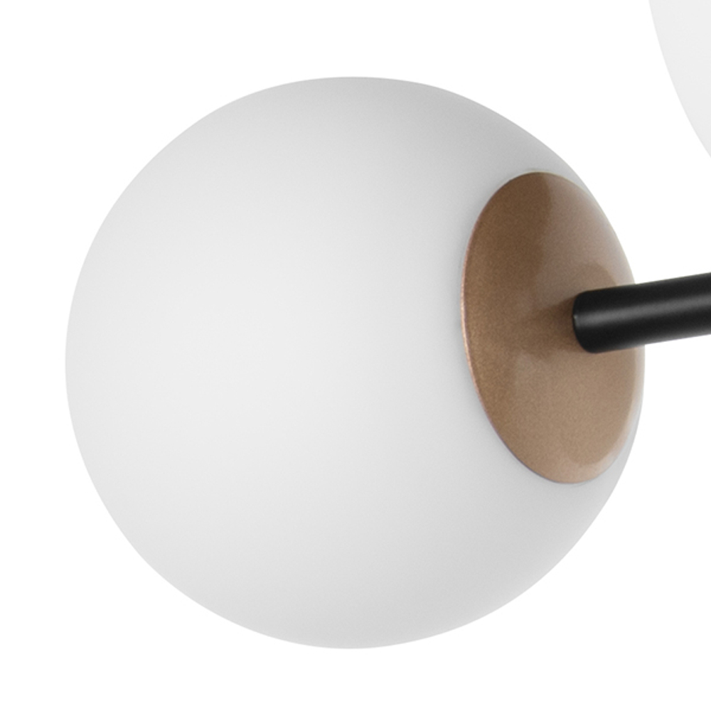 815380 Люстра CROCO 8х40W E14 ЧЕРНЫЙ МАТОВЫЙ/ЗОЛОТО