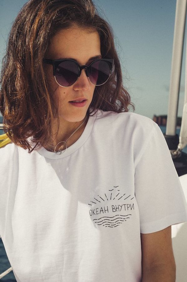 Футболка Океан Внутри Белая - фото 6