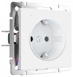 Розетка с заземлением с подсветкой, без рамки Werkel DBQ29 W1171461