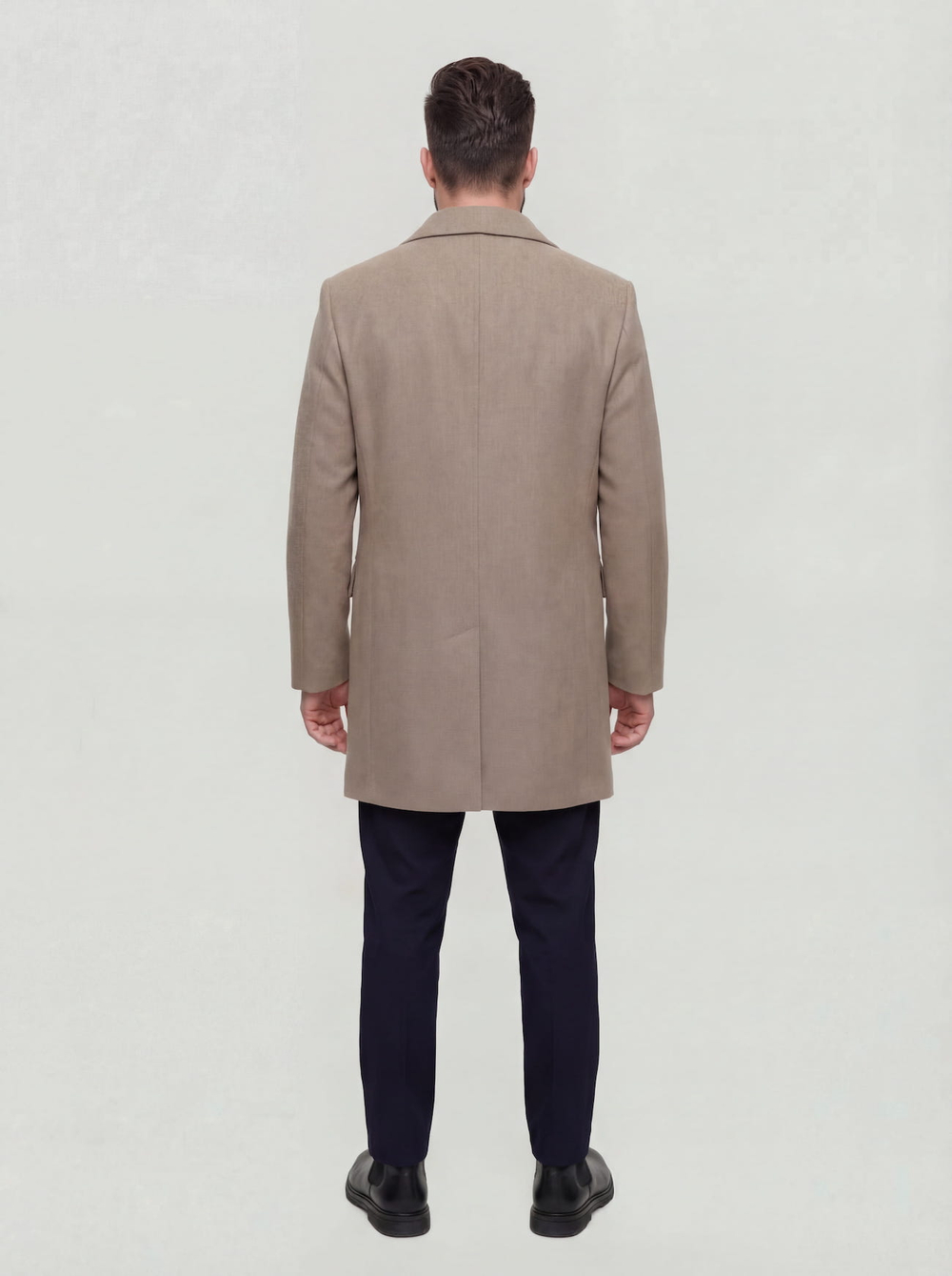 Мужское пальто (бежевое) С28