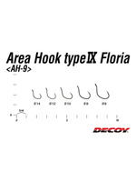 Крючок форелевый одинарный Decoy AH-9 Type IX #10 (в упаковке 12 штук)