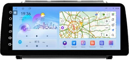 Магнитола для Toyota Fortuner 2015-2022 - FarCar монитор 12.3" 2K QLED на Android 14, TS10, CarPlay, 4G SIM-слот