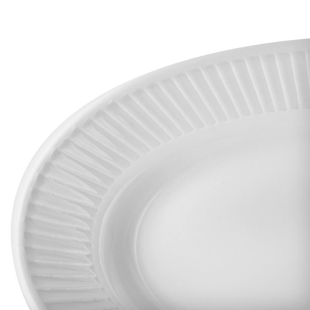 Блюдо сервировочное овальное 17.4х12см Pillivuyt Plisse-Toulouse