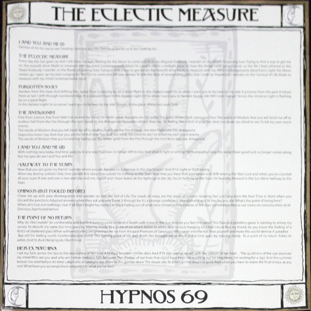 Hypnos 69 / The Eclectic Measure (LP)