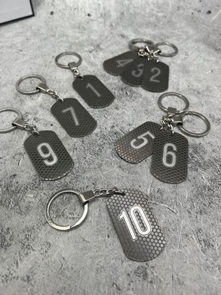 Номерки на ключи металлические