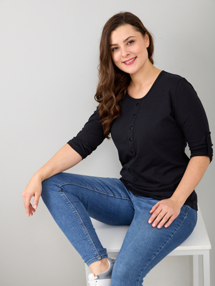 Лонгслив ЛНк-005/черный